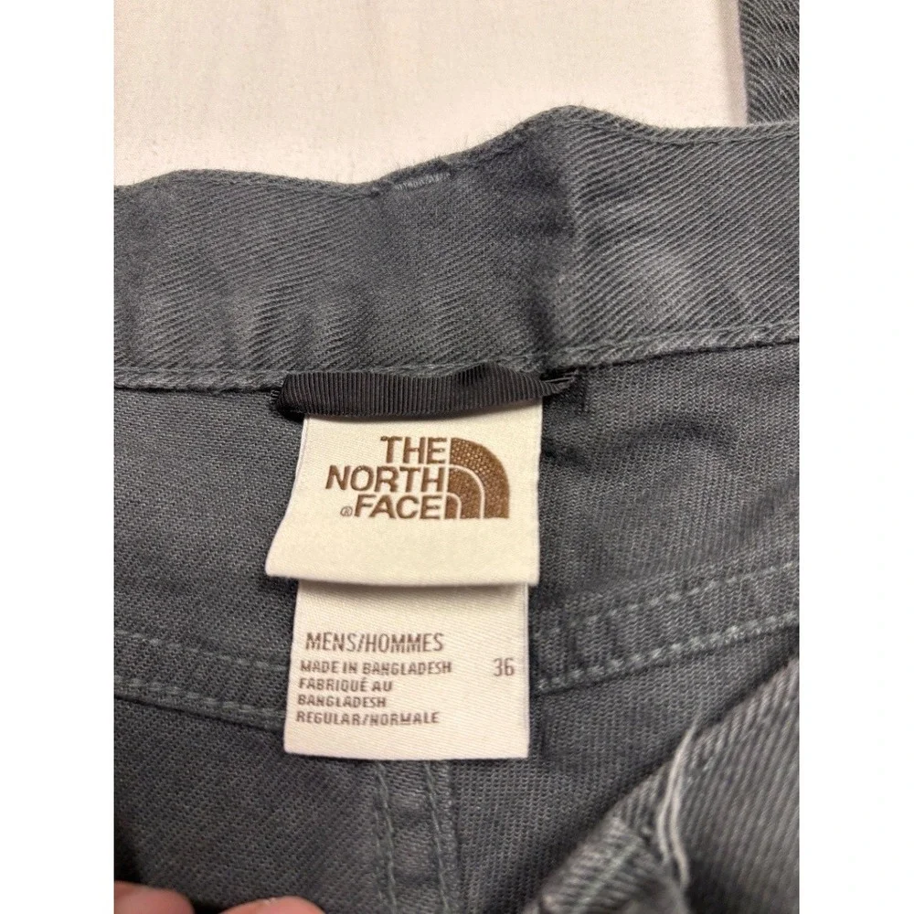 The North Face Men's 5 Pocket Pants Gray Regular Fit Size 36 Casual